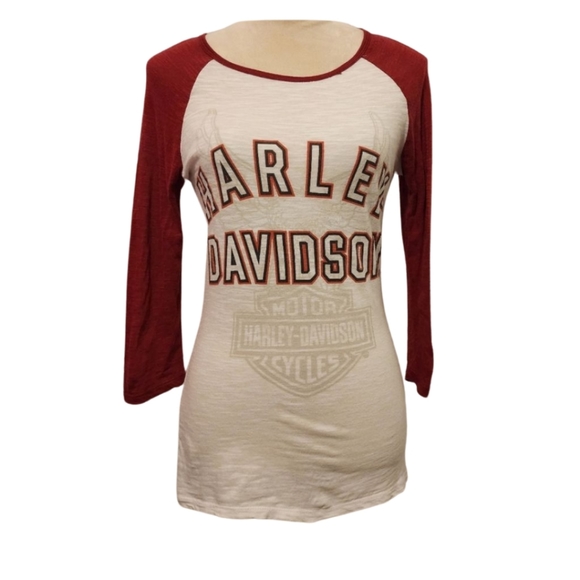 Harley-Davidson Tops - Harley-Davidson 3/4 sleeve tee
